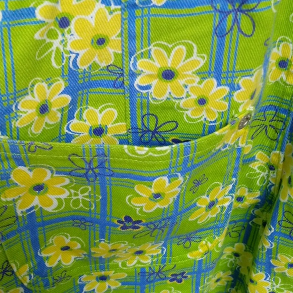 955 Originals  Lemon Lime Floral romper - Picture 12 of 16